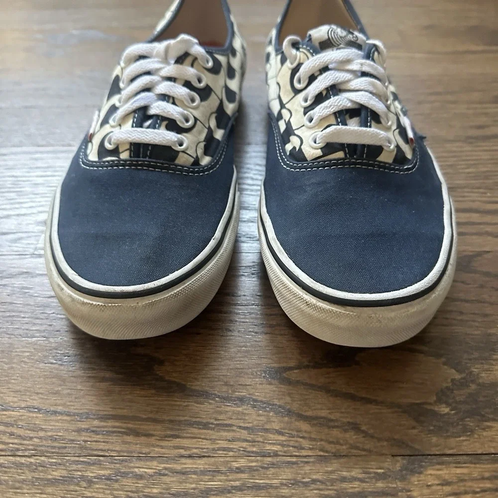 Vans Authentic US Open of Surfing 2018 Navy Waves Sneaker Mens 11 Low Top